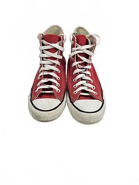 Chuck Taylor Converse All Star Red High Top Sneakers Men's 7 Women's 9